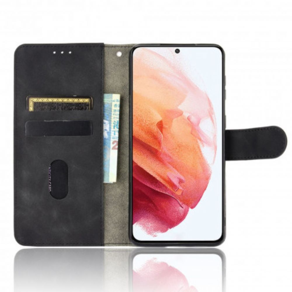 Leren Hoesje voor Samsung Galaxy S21 5G Skin-touch