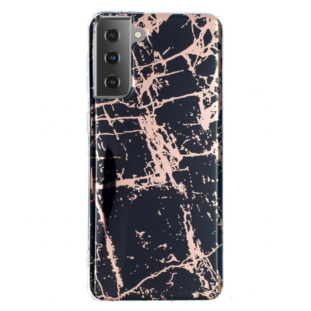 Telefoonhoesje voor Samsung Galaxy S21 5G Ultra Design Marmer