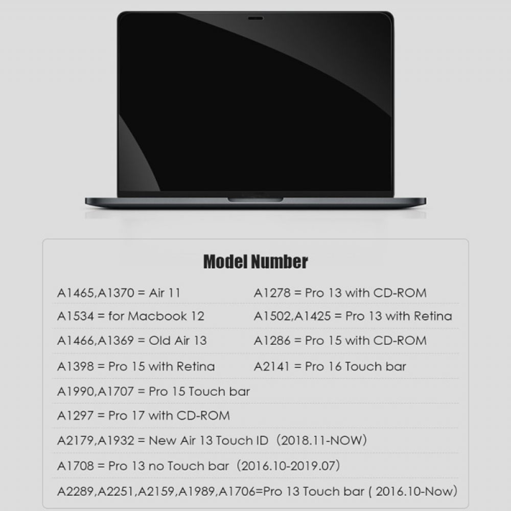 Bescherming Hoesje voor MacBook Pro 14" (2021) Resistente Heldere Film