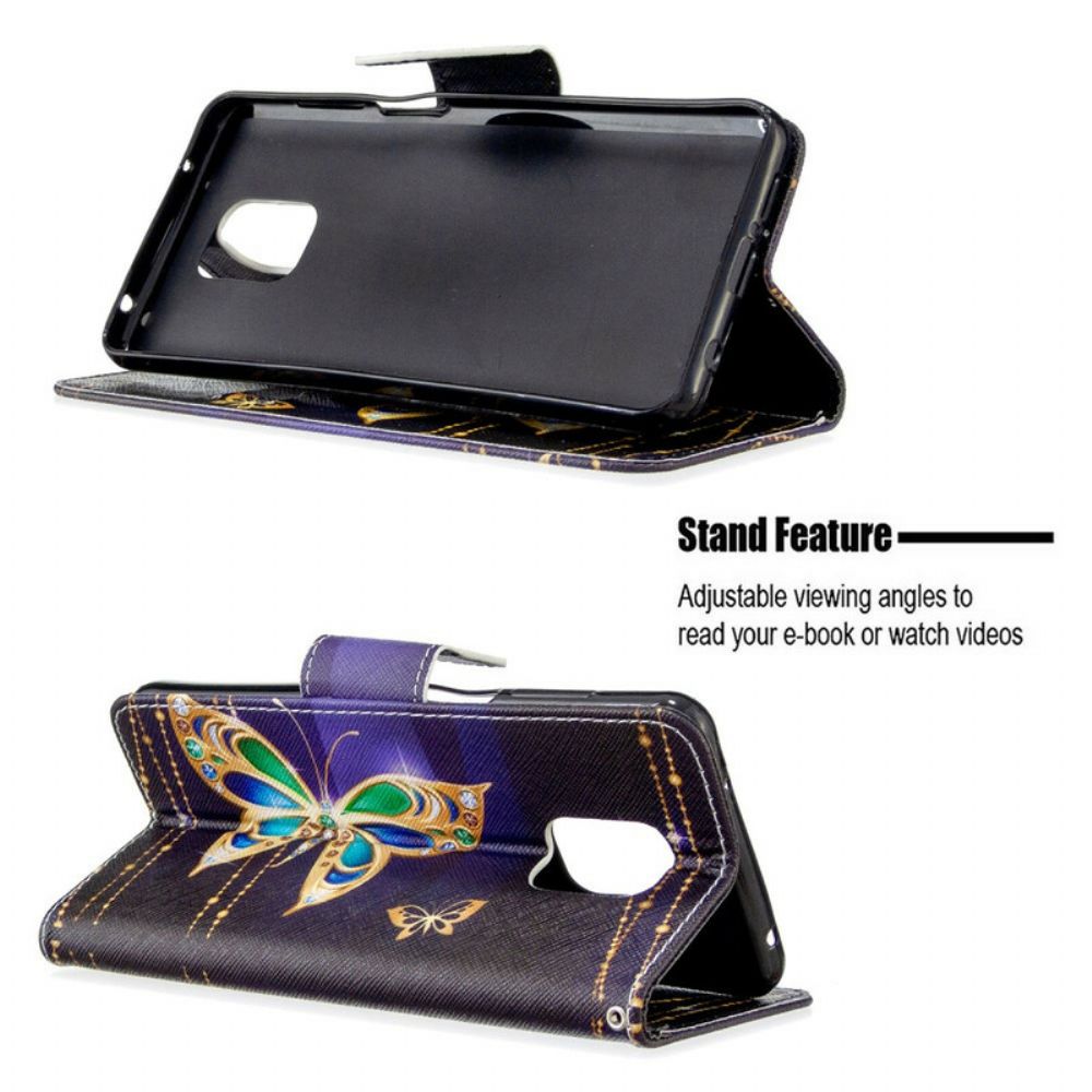 Folio-hoesje voor Xiaomi Redmi Note 9S / Note 9 Pro Ongelooflijke Vlinders
