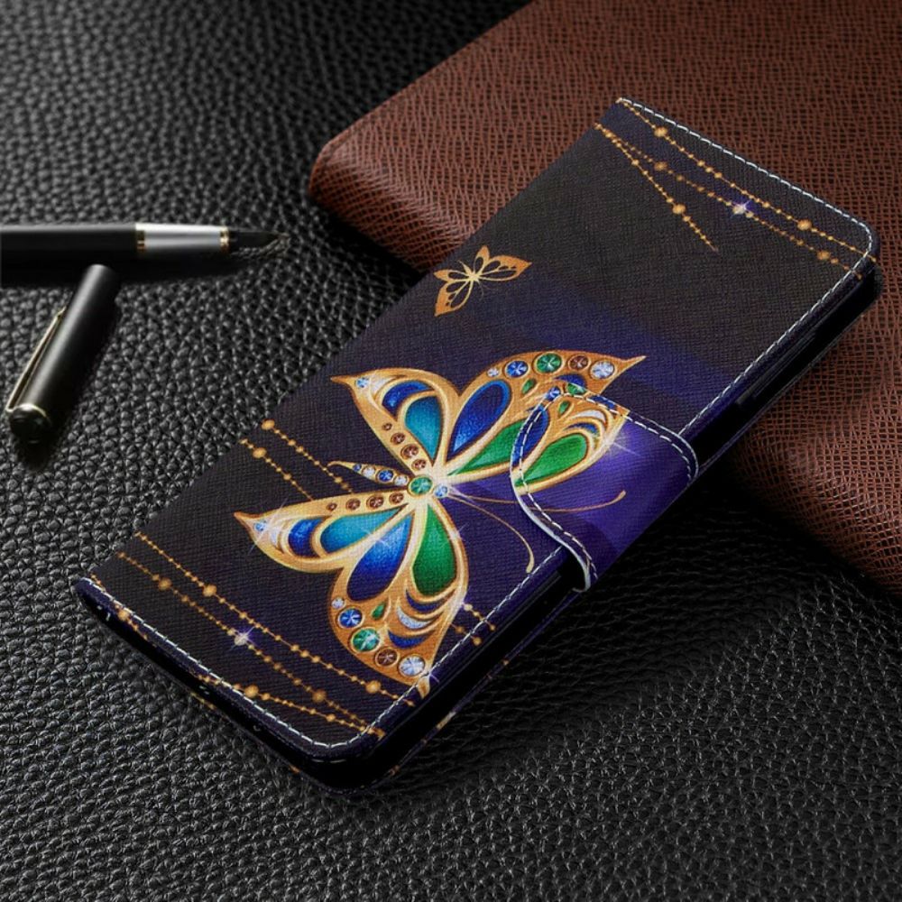 Folio-hoesje voor Xiaomi Redmi Note 9S / Note 9 Pro Ongelooflijke Vlinders