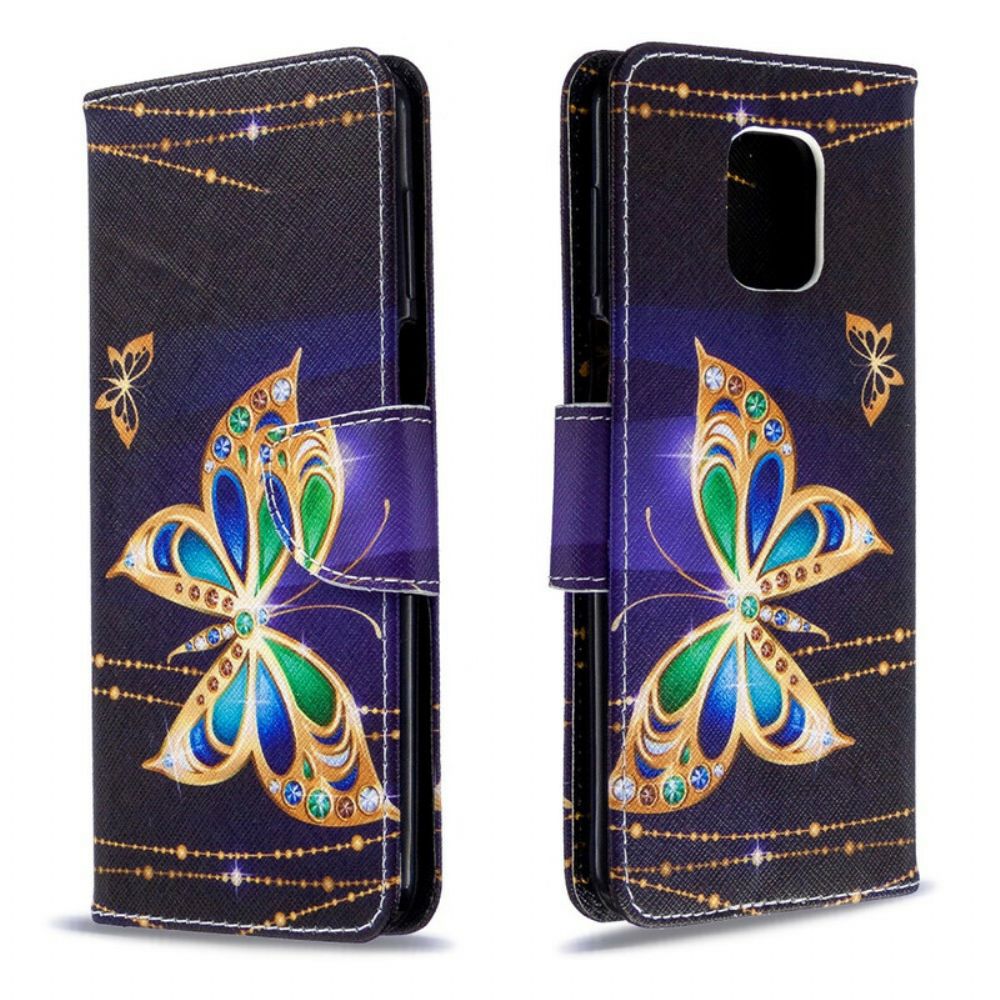 Folio-hoesje voor Xiaomi Redmi Note 9S / Note 9 Pro Ongelooflijke Vlinders