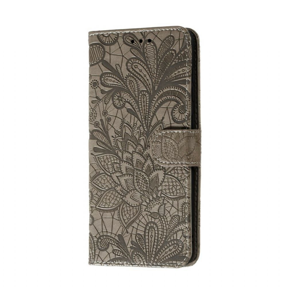 Folio-hoesje voor Xiaomi Redmi Note 9S / Note 9 Pro Tribale Bloemen