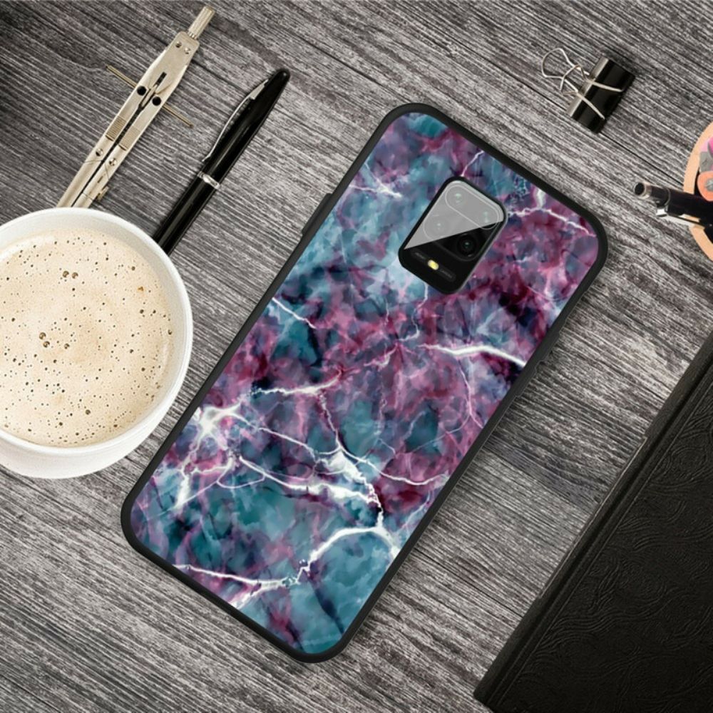 Hoesje voor Xiaomi Redmi Note 9S / Note 9 Pro Paars Marmer