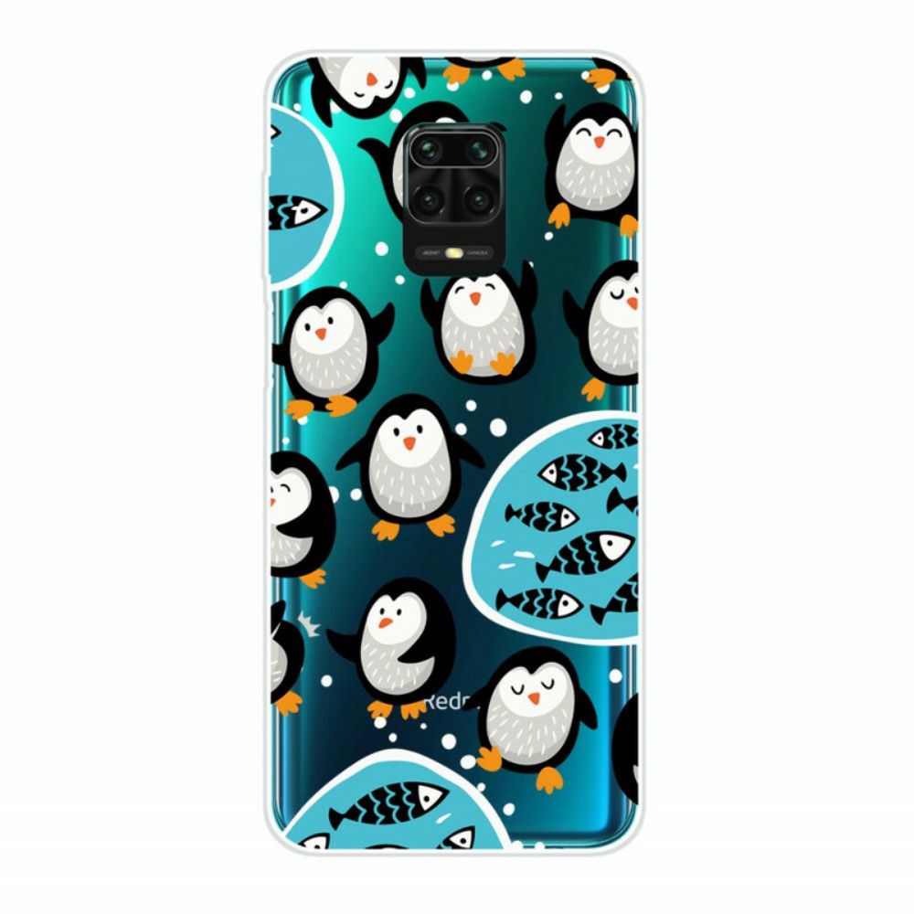 Hoesje voor Xiaomi Redmi Note 9S / Note 9 Pro Pinguïns