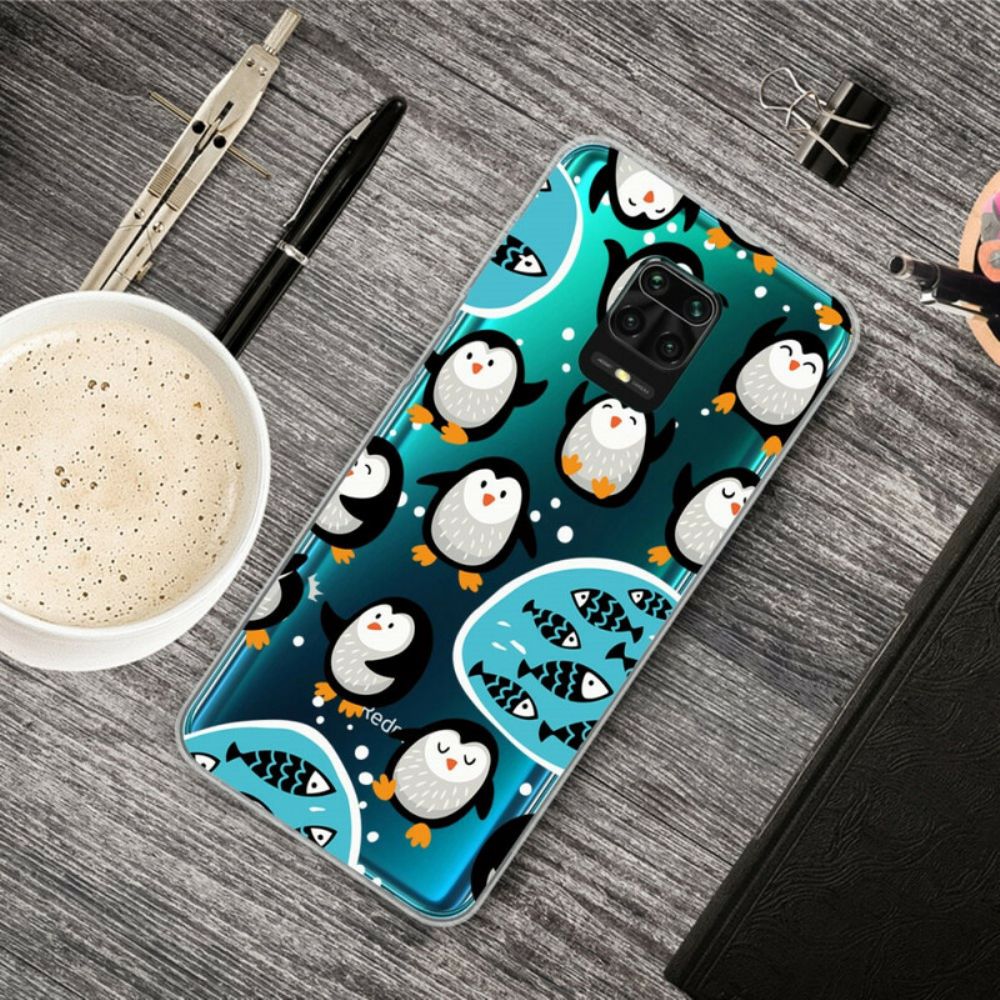 Hoesje voor Xiaomi Redmi Note 9S / Note 9 Pro Pinguïns