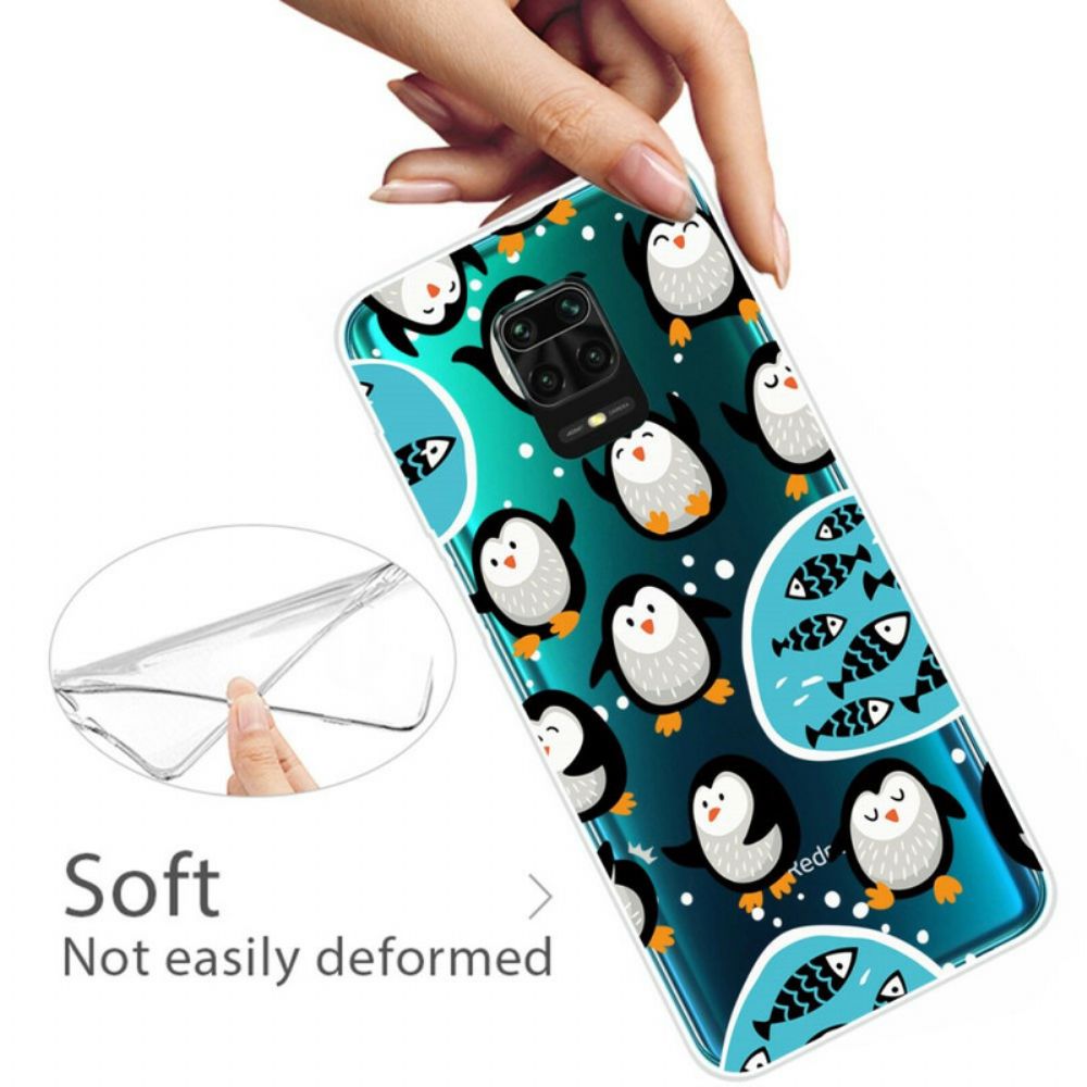 Hoesje voor Xiaomi Redmi Note 9S / Note 9 Pro Pinguïns