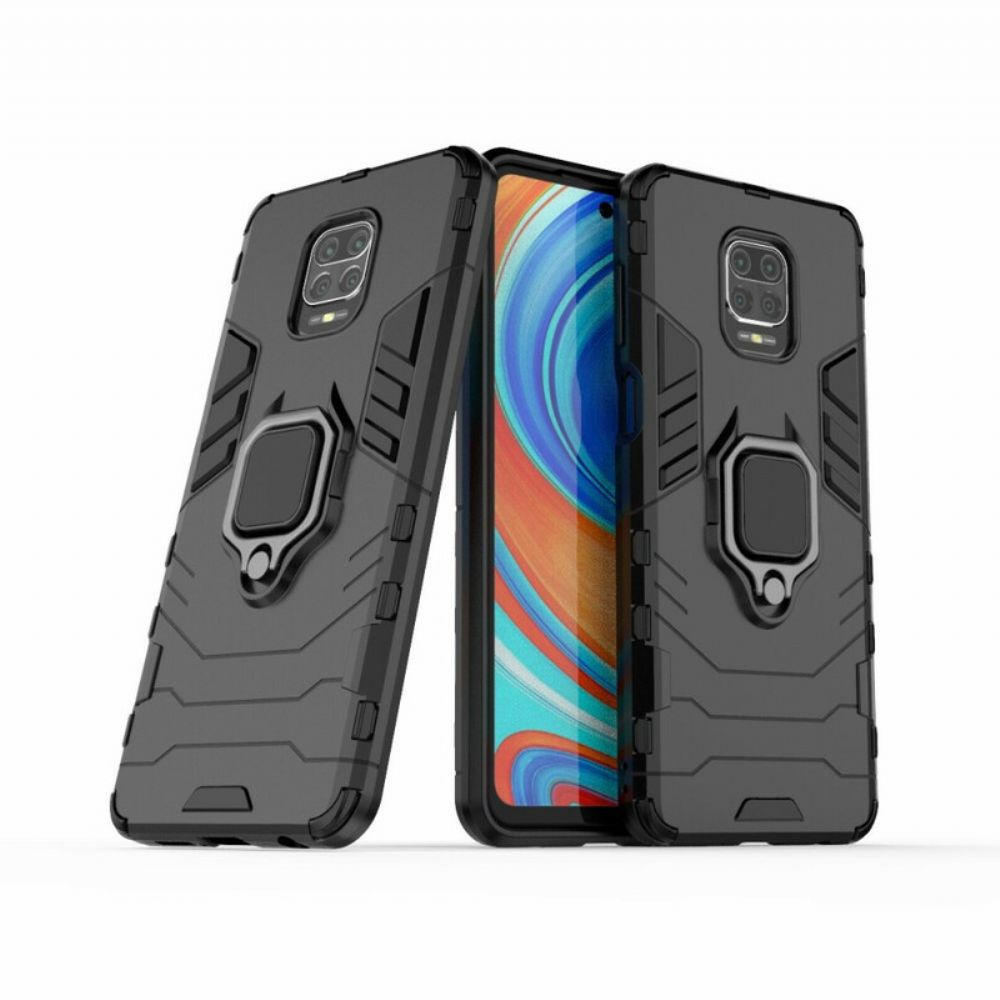 Hoesje voor Xiaomi Redmi Note 9S / Note 9 Pro Resistente Ring