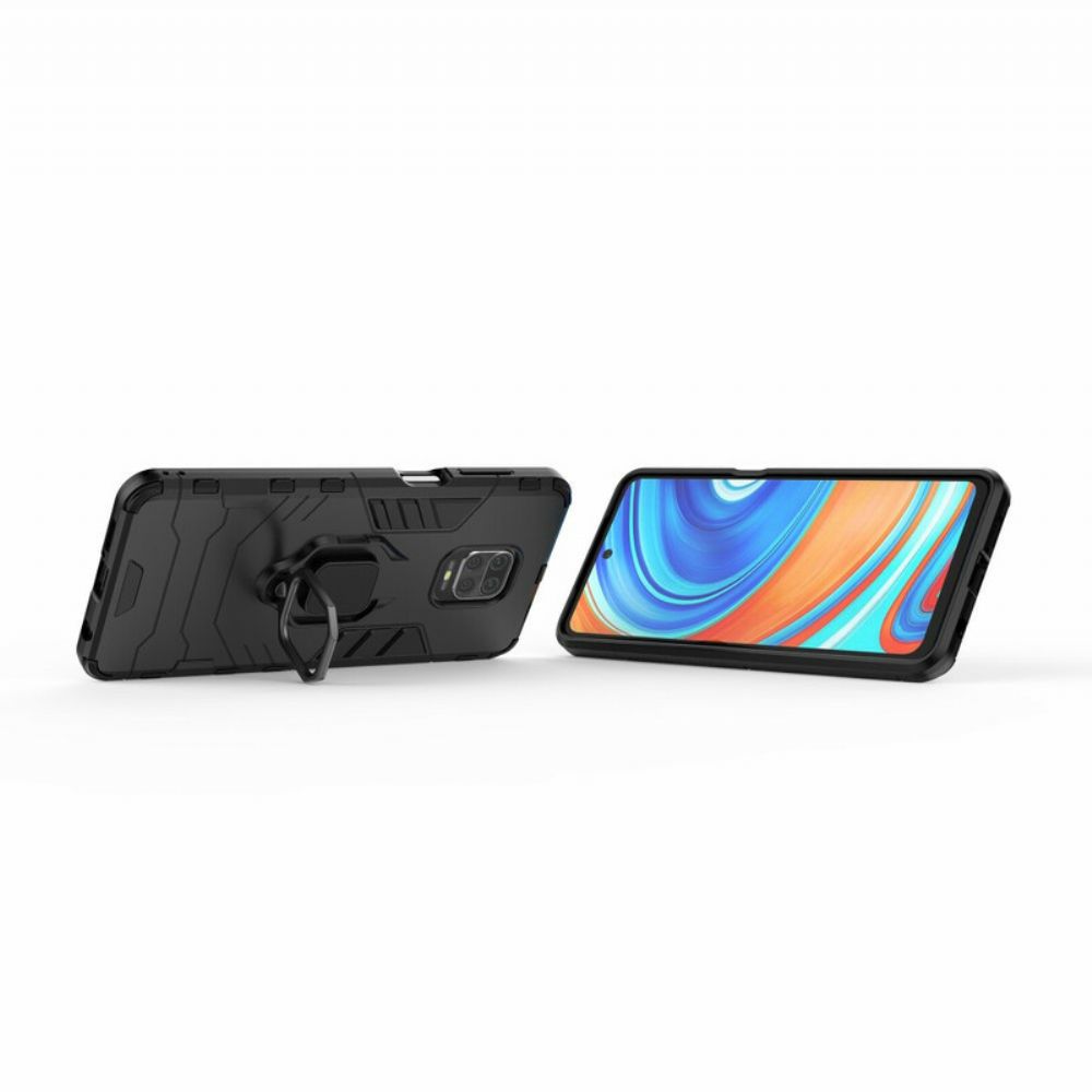 Hoesje voor Xiaomi Redmi Note 9S / Note 9 Pro Resistente Ring