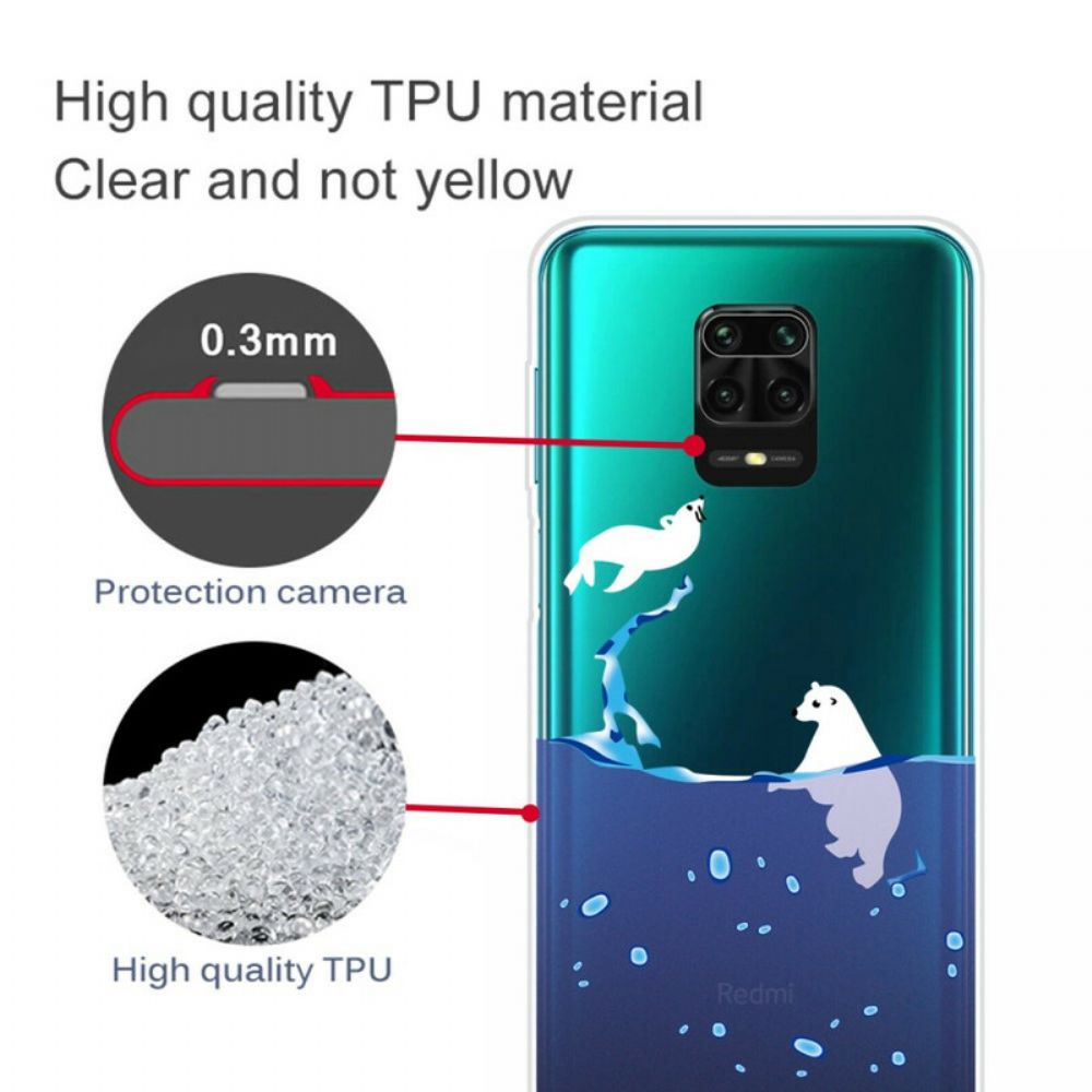 Hoesje voor Xiaomi Redmi Note 9S / Note 9 Pro Zeespelen