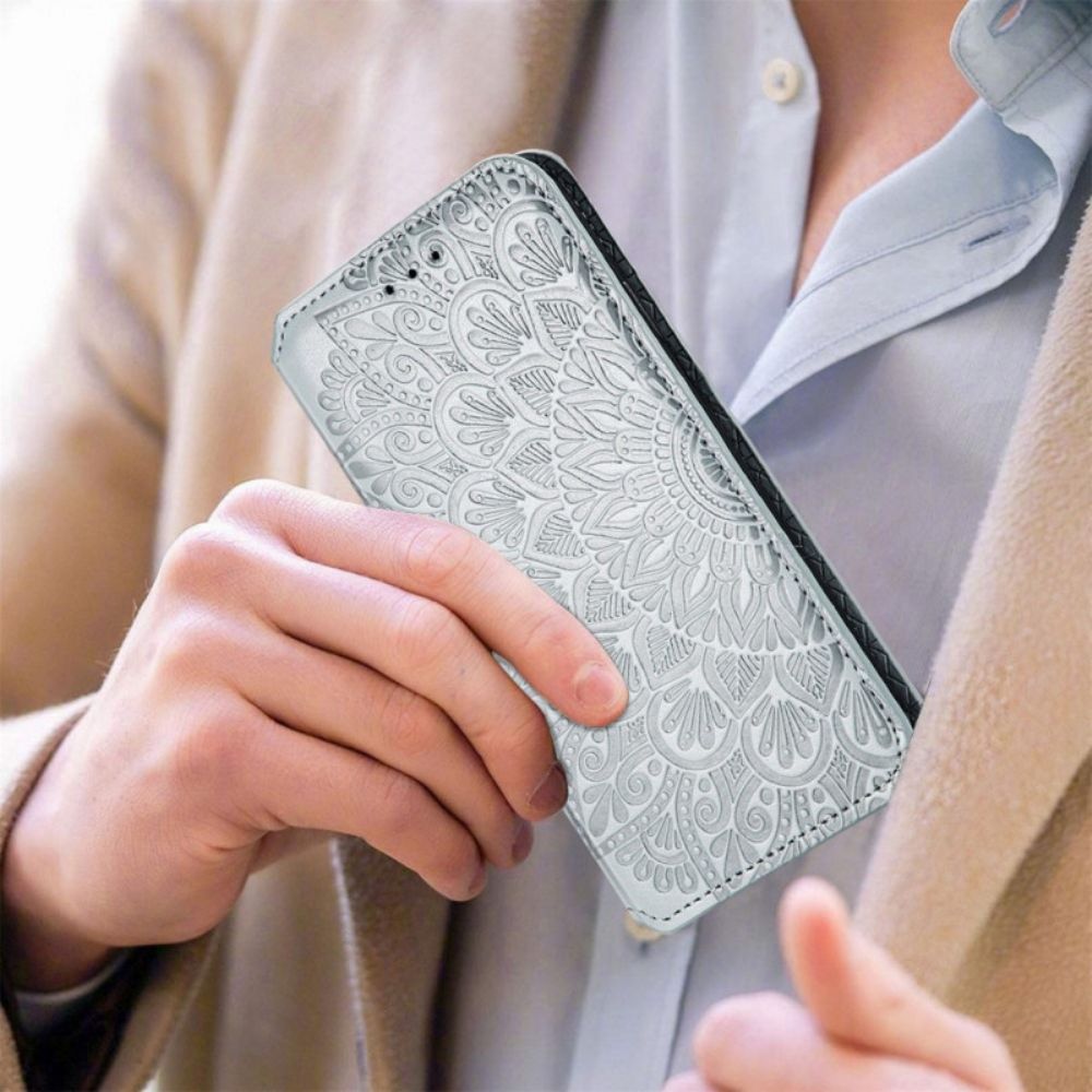 Bescherming Hoesje voor Poco M4 Pro 5G Folio-hoesje Mandala's