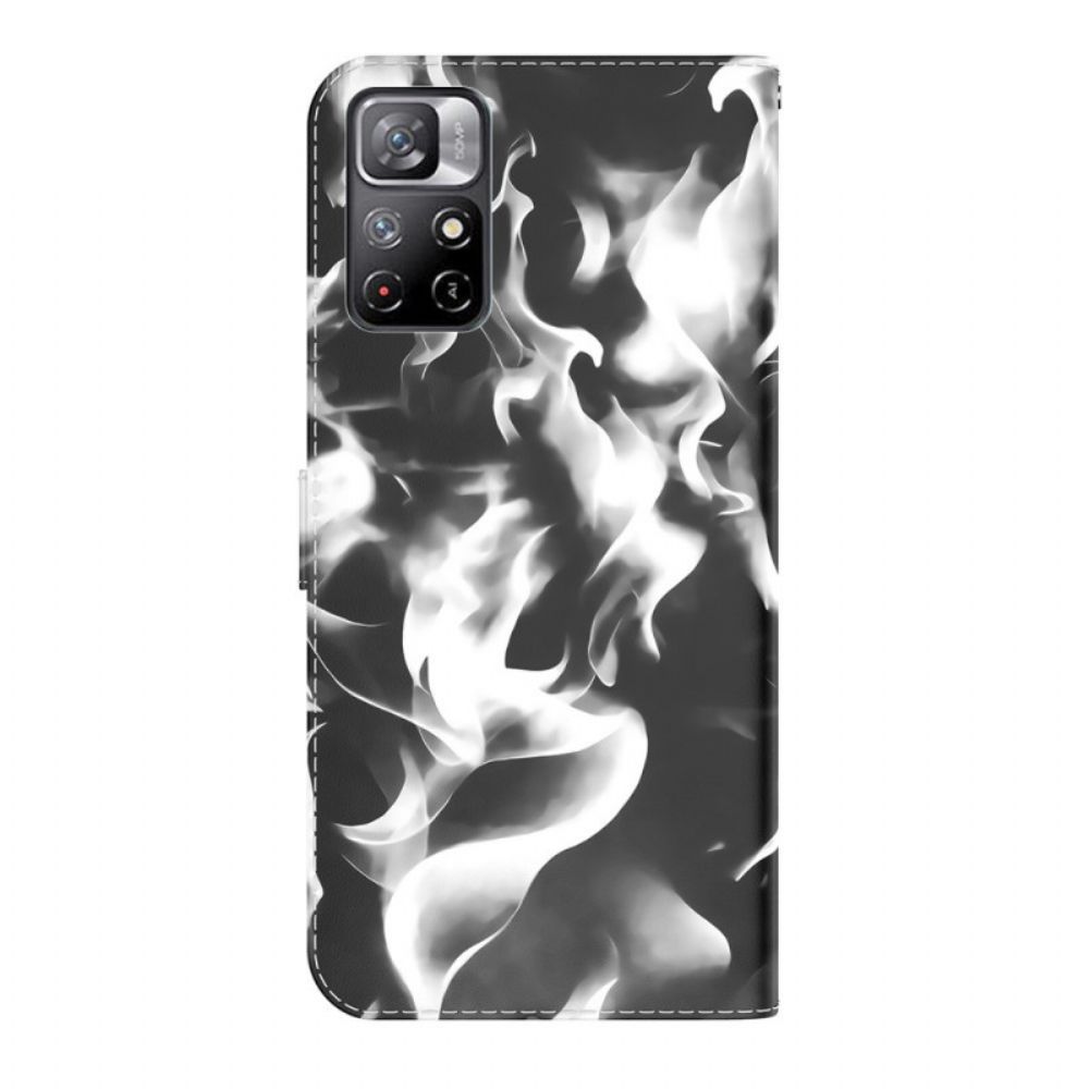 Folio-hoesje voor Poco M4 Pro 5G Abstract Patroon