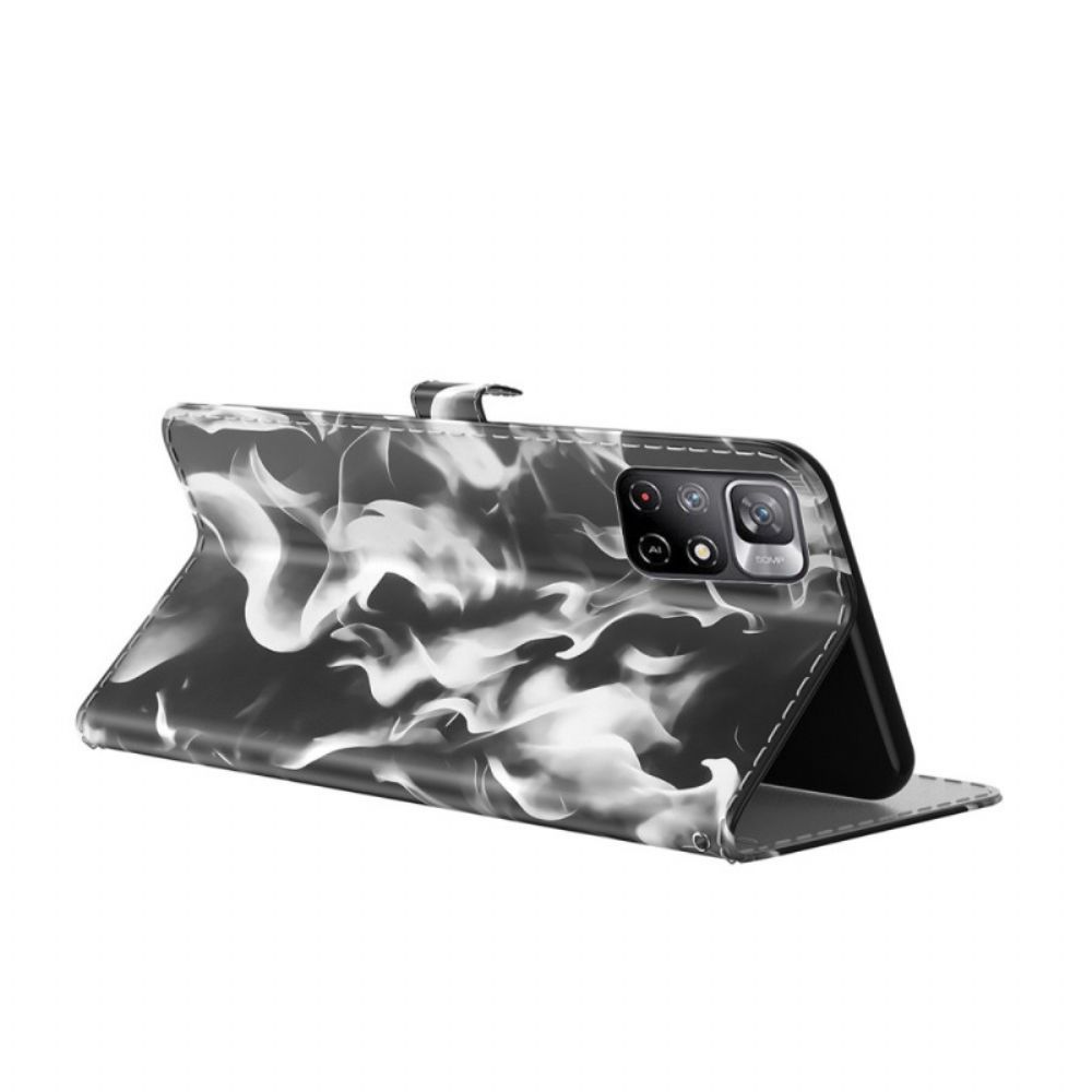 Folio-hoesje voor Poco M4 Pro 5G Abstract Patroon