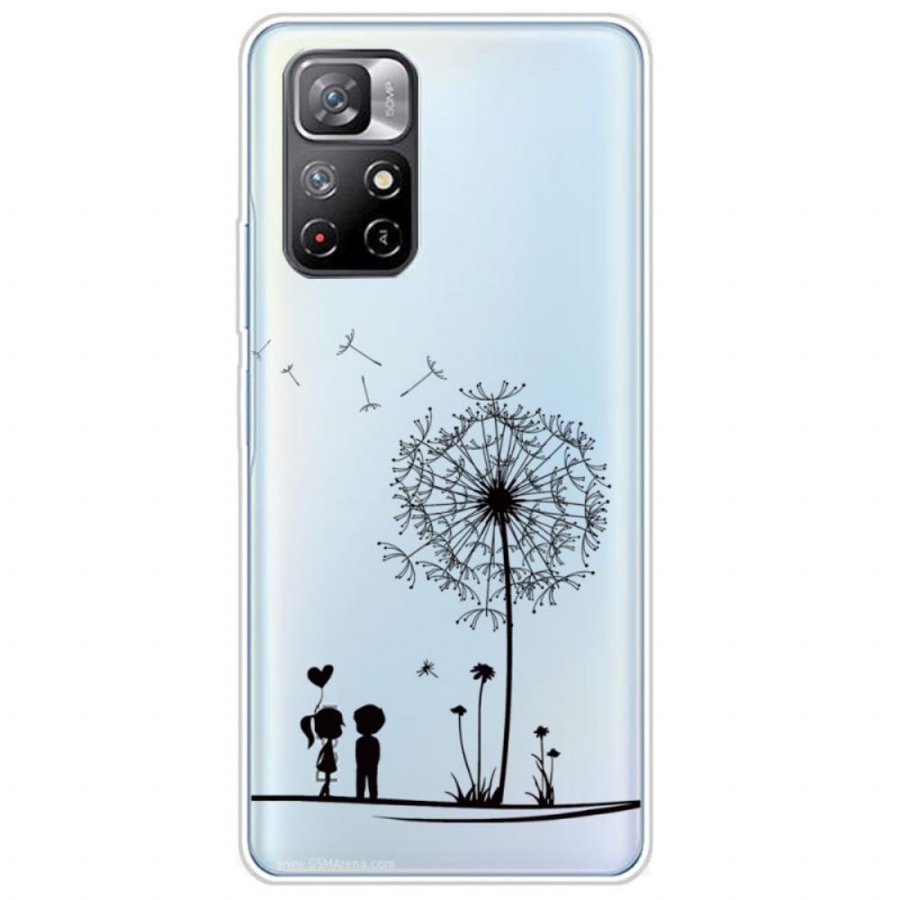 Hoesje voor Poco M4 Pro 5G Paardebloem Liefde