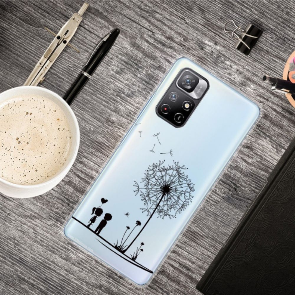 Hoesje voor Poco M4 Pro 5G Paardebloem Liefde