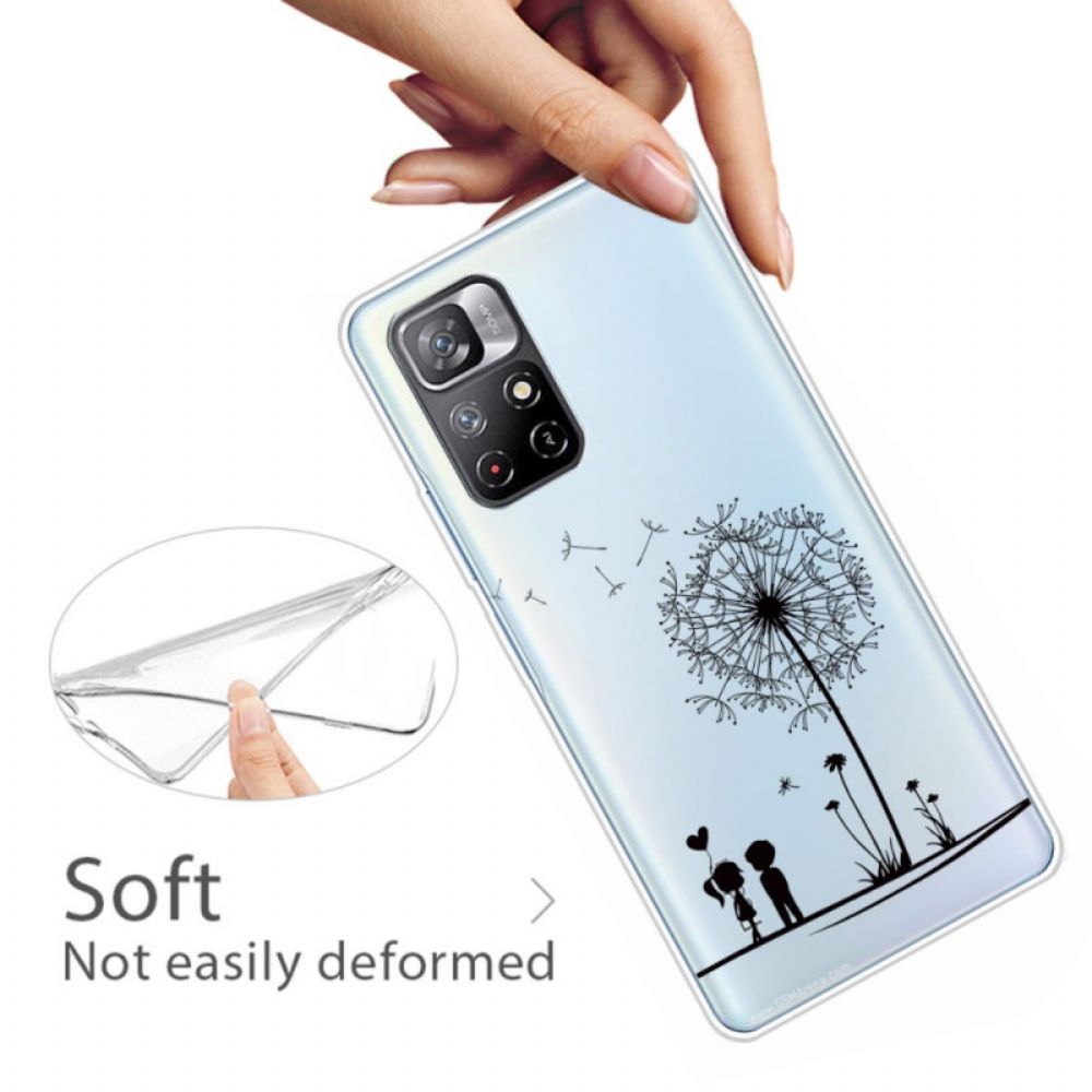 Hoesje voor Poco M4 Pro 5G Paardebloem Liefde