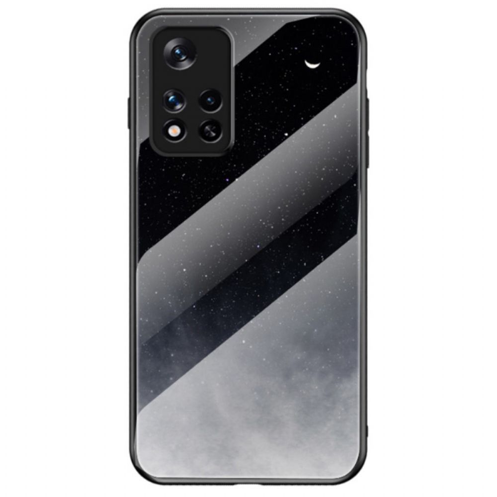 Telefoonhoesje voor Poco M4 Pro 5G Schoonheid Gehard Glas