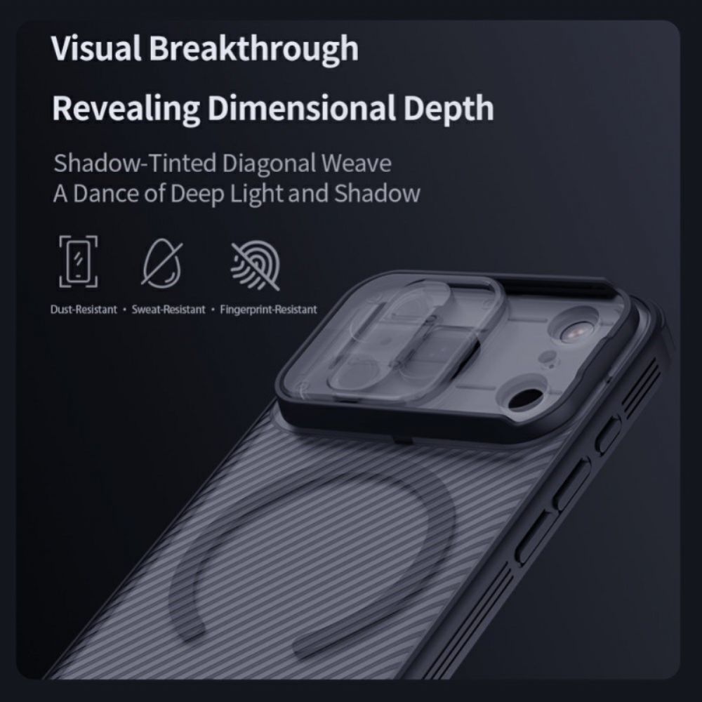 Case Hoesje iPhone 17 Pro Telefoonhoesje Camshield Pro Magnetisch