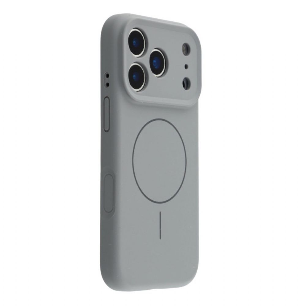 Cover Hoesje iPhone 17 Pro Telefoonhoesje Magsafe Hybrid Met Microvezelvoering