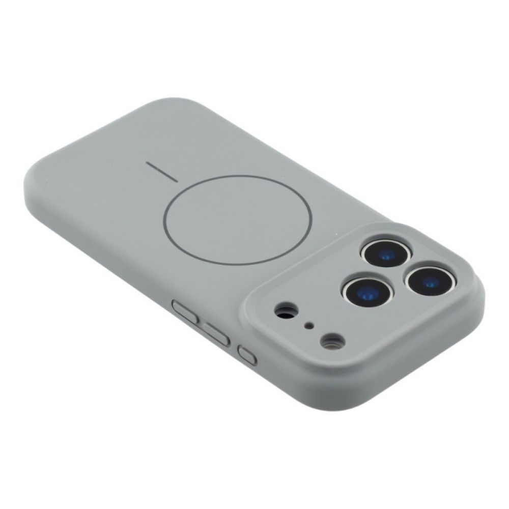 Cover Hoesje iPhone 17 Pro Telefoonhoesje Magsafe Hybrid Met Microvezelvoering