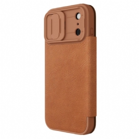 Folio-hoesje iPhone 17 Pro Qin Pro Series Nillkin