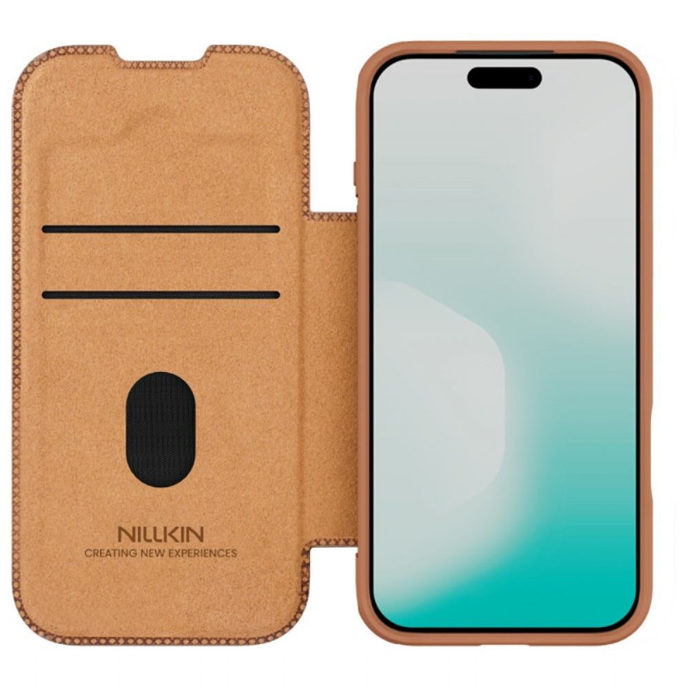 Folio-hoesje iPhone 17 Pro Qin Pro Series Nillkin