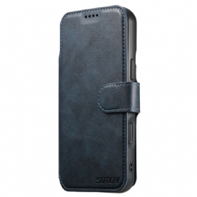 Folio-hoesje iPhone 17 Pro Telefoonhoesje Magnetisch Met Retro Afneembare Hoes