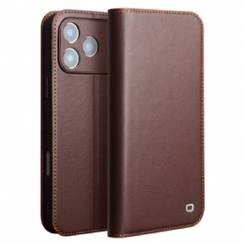 Folio-hoesje iPhone 17 Pro Telefoonhoesje Qialino