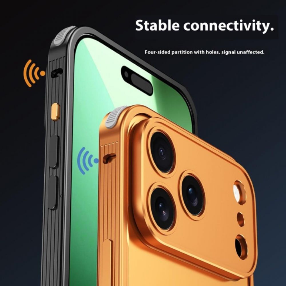 Hoesje iPhone 17 Pro Bumper Met Cameracover