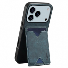 Hoesje iPhone 17 Pro Denior Kaarthouder Met Standaard Bescherming Hoesje