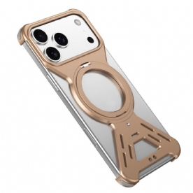 Hoesje iPhone 17 Pro Magsafe Bumper Met Draaibare Standaard Bescherming Hoesje