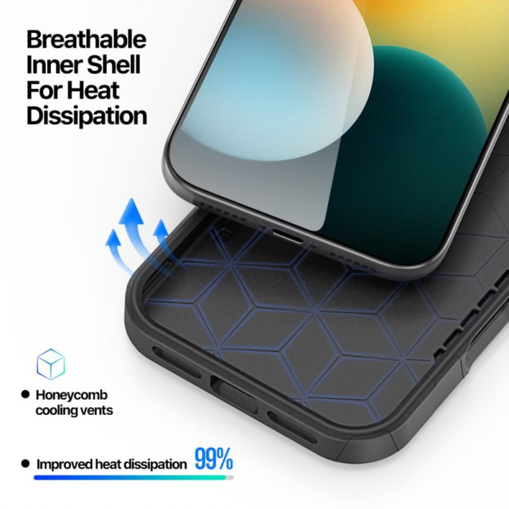 Hoesje iPhone 17 Pro Magsafe Shld-serie Dux Ducis