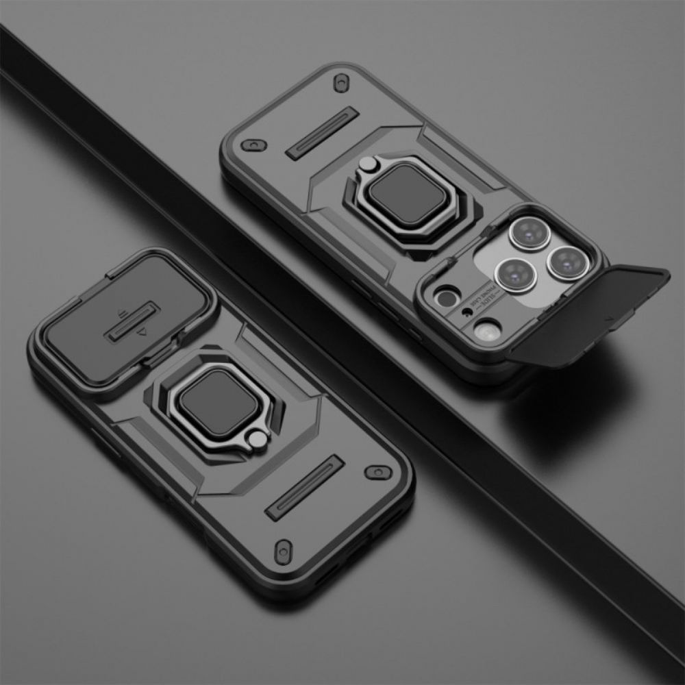 Hoesje iPhone 17 Pro Ringcase Met Lensbeschermer