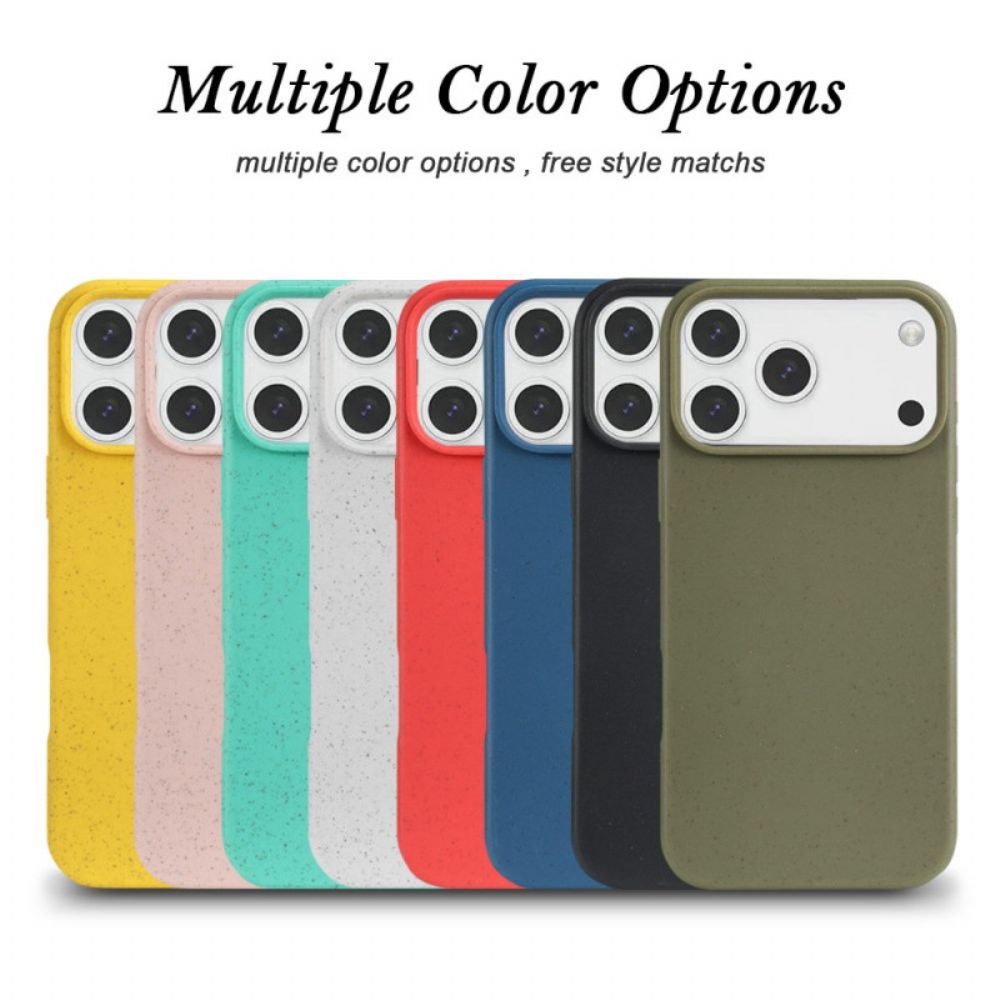 Hoesje iPhone 17 Pro Tarwestrovezels