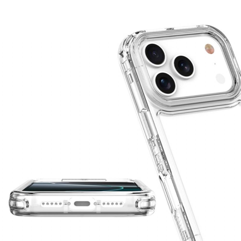 Hoesje iPhone 17 Pro Transparante Drie-in-één