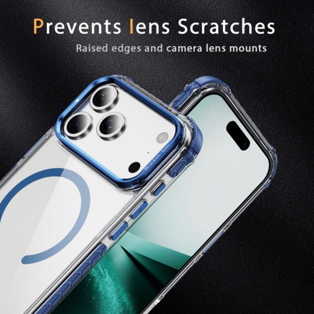 Hoesje Voor iPhone 17 Pro Magsafe-compatibel Met Ingebouwde Standaard