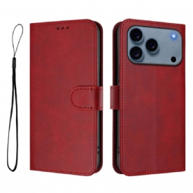 Leren Hoesje Voor iPhone 17 Pro Rfid-bescherming