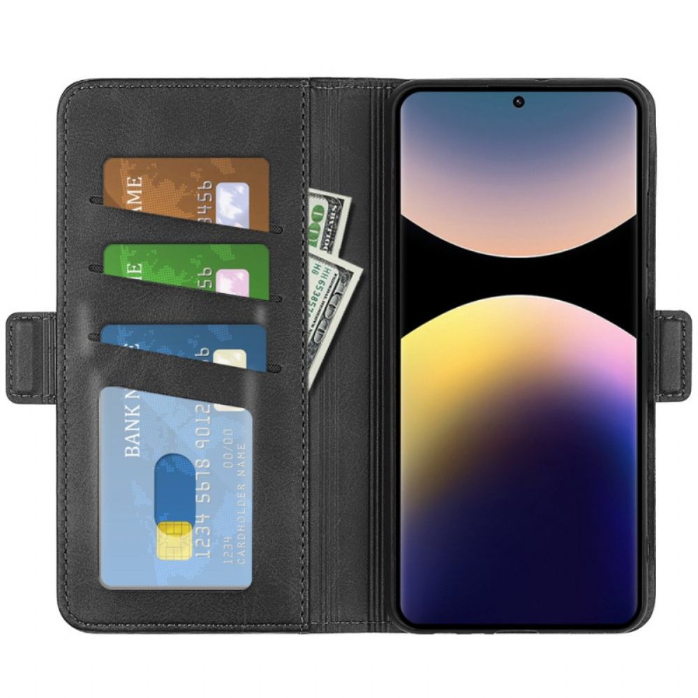 Bescherming Hoesje Xiaomi Redmi Note 14 Pro 4g Dubbele Sluiting