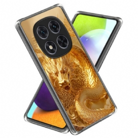 Case Hoesje Xiaomi Redmi Note 14 Pro 4g Telefoonhoesje Gouden Draak