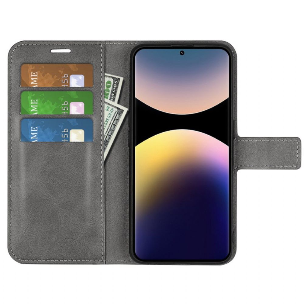 Flip Case Leren Xiaomi Redmi Note 14 Pro 4g Leerstijl