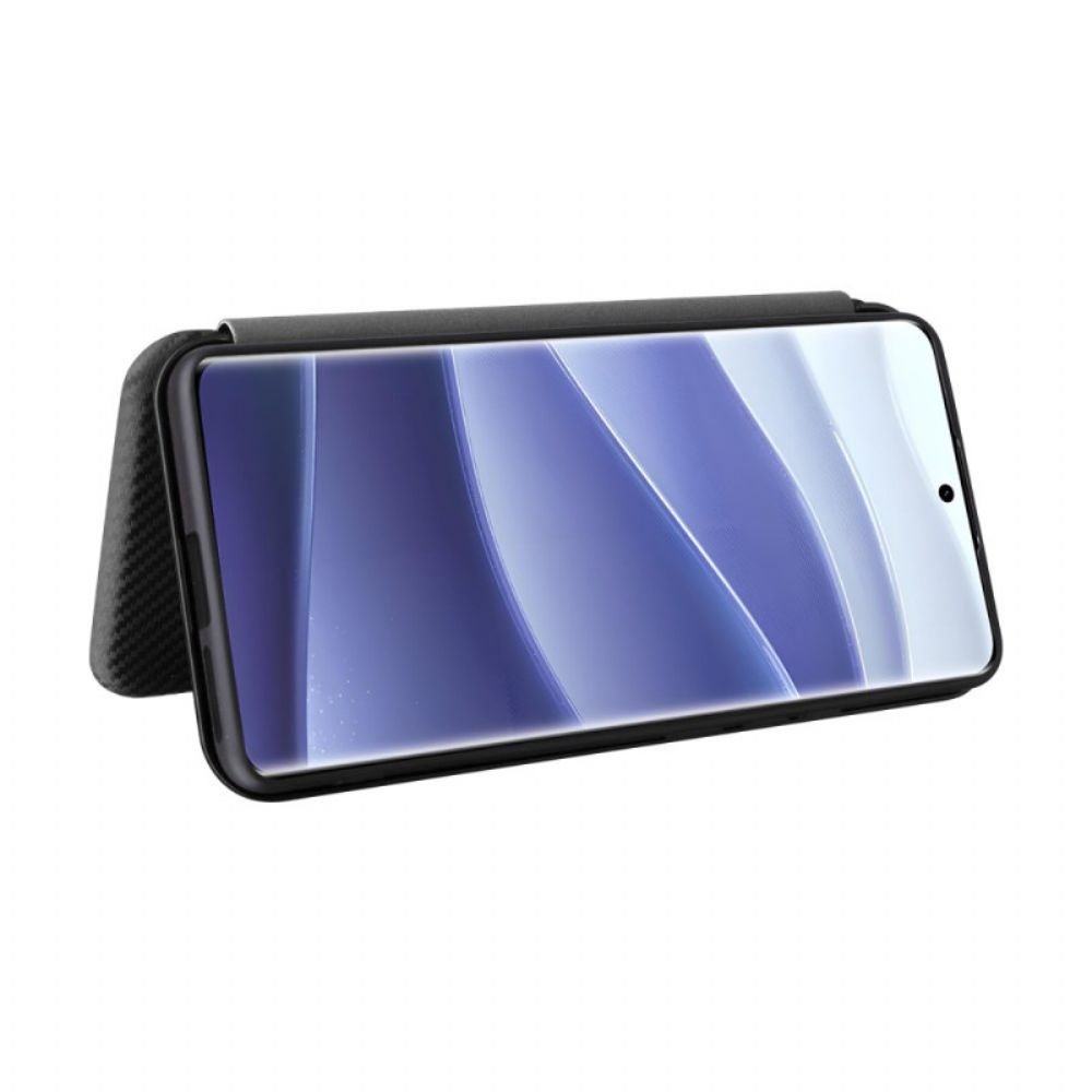 Folio-hoesje Voor Xiaomi Redmi Note 14 Pro 4g Koolstofvezel