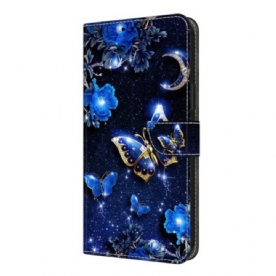 Folio-hoesje Xiaomi Redmi Note 14 Pro 4g Glanzende Vlinders