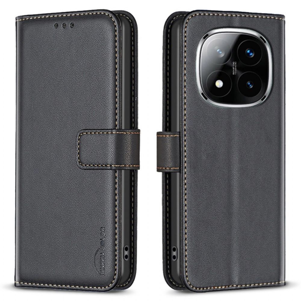 Folio-hoesje Xiaomi Redmi Note 14 Pro 4g Klassieke Binfen-kleur