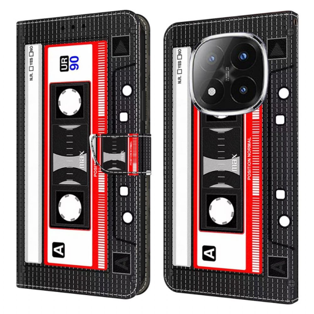 Folio-hoesje Xiaomi Redmi Note 14 Pro 4g Telefoonhoesje Cassettebandje