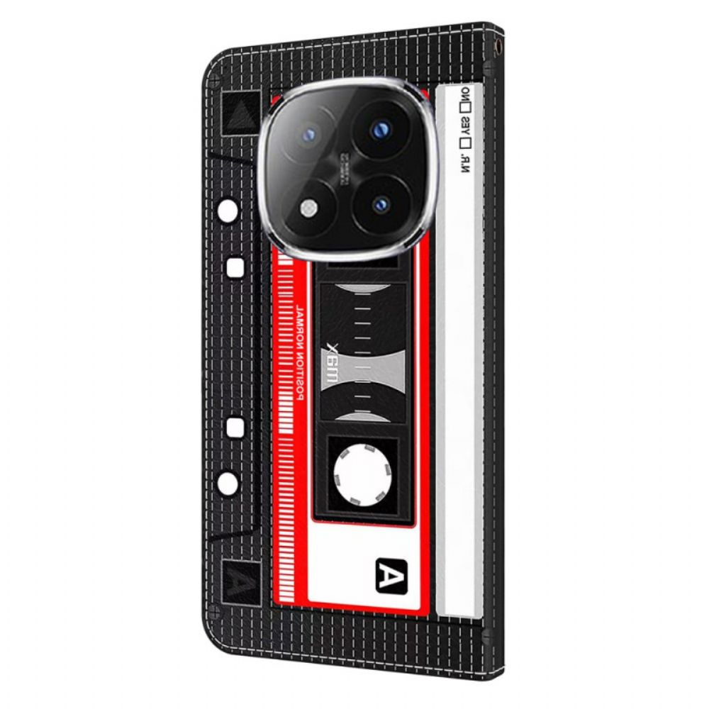 Folio-hoesje Xiaomi Redmi Note 14 Pro 4g Telefoonhoesje Cassettebandje