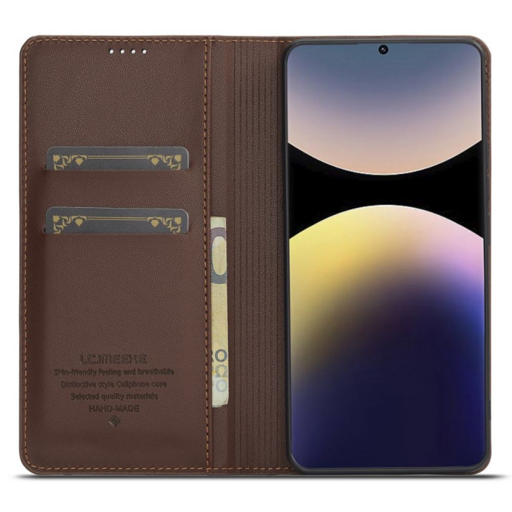 Folio-hoesje Xiaomi Redmi Note 14 Pro 4g Telefoonhoesje Lc.imeeke