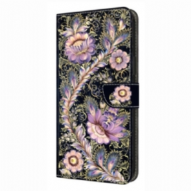 Folio-hoesje Xiaomi Redmi Note 14 Pro 4g Vintage Bloemen