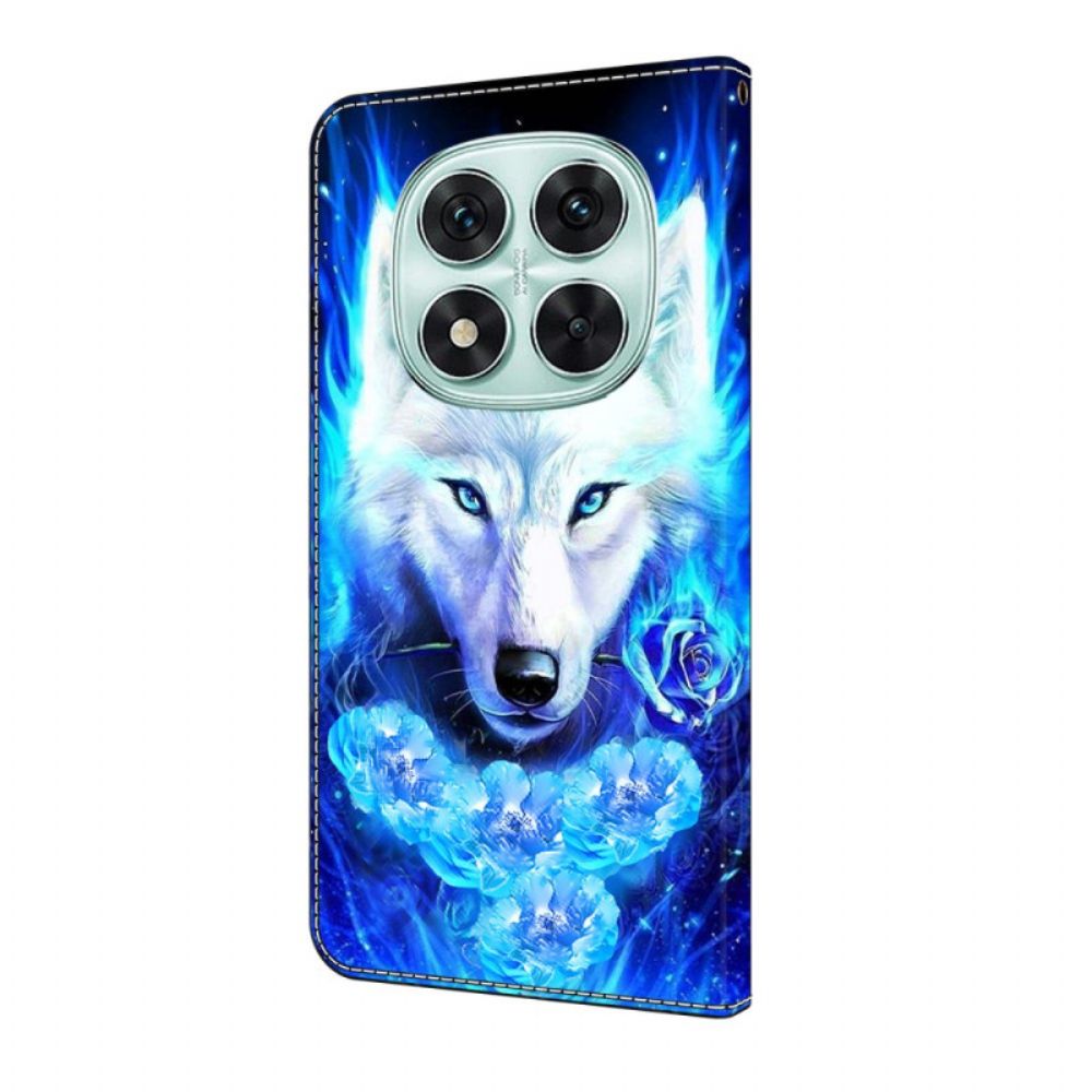 Folio-hoesje Xiaomi Redmi Note 14 Pro 4g Witte Wolf