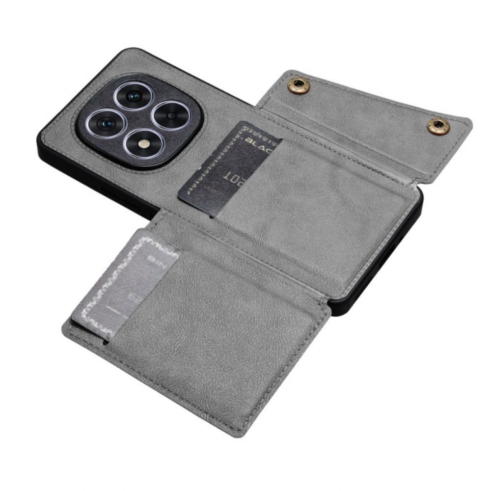 Hoesje Voor Xiaomi Redmi Note 14 Pro 4g Kaarthouder En Standaard