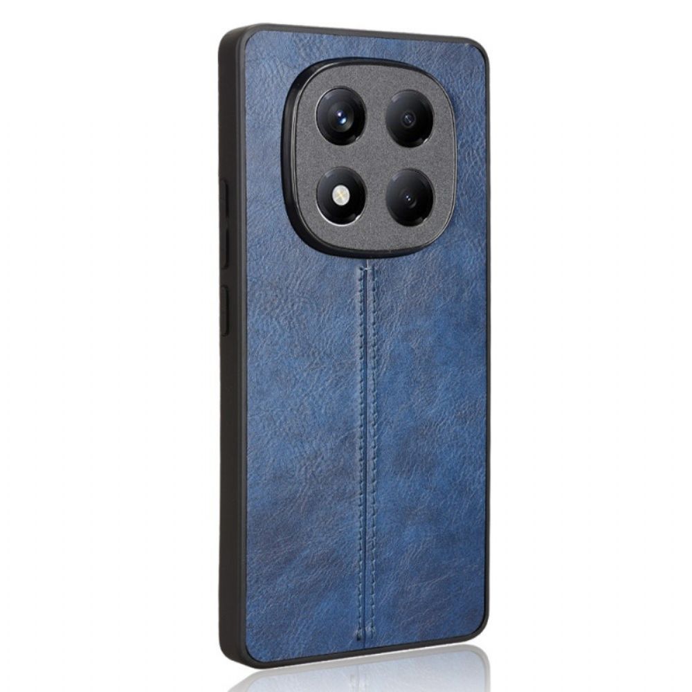 Hoesje Voor Xiaomi Redmi Note 14 Pro 4g Leerlook Stiksels
